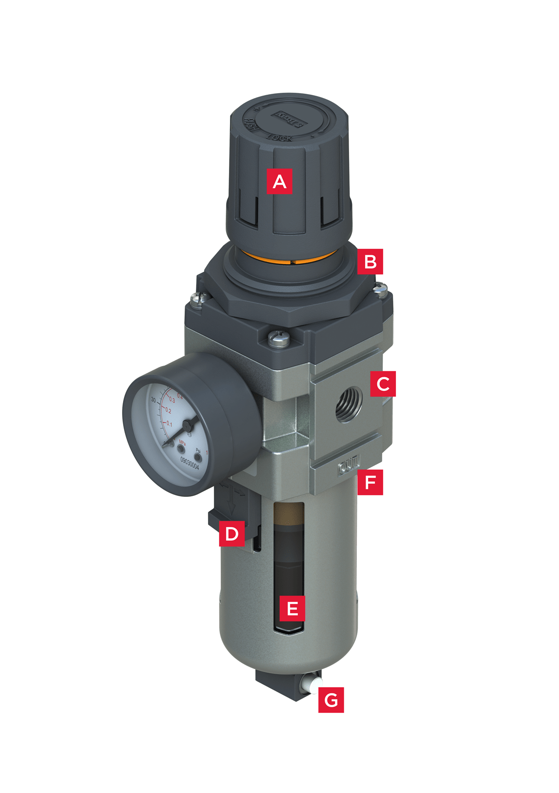 Filter Regulator Series 55 Features