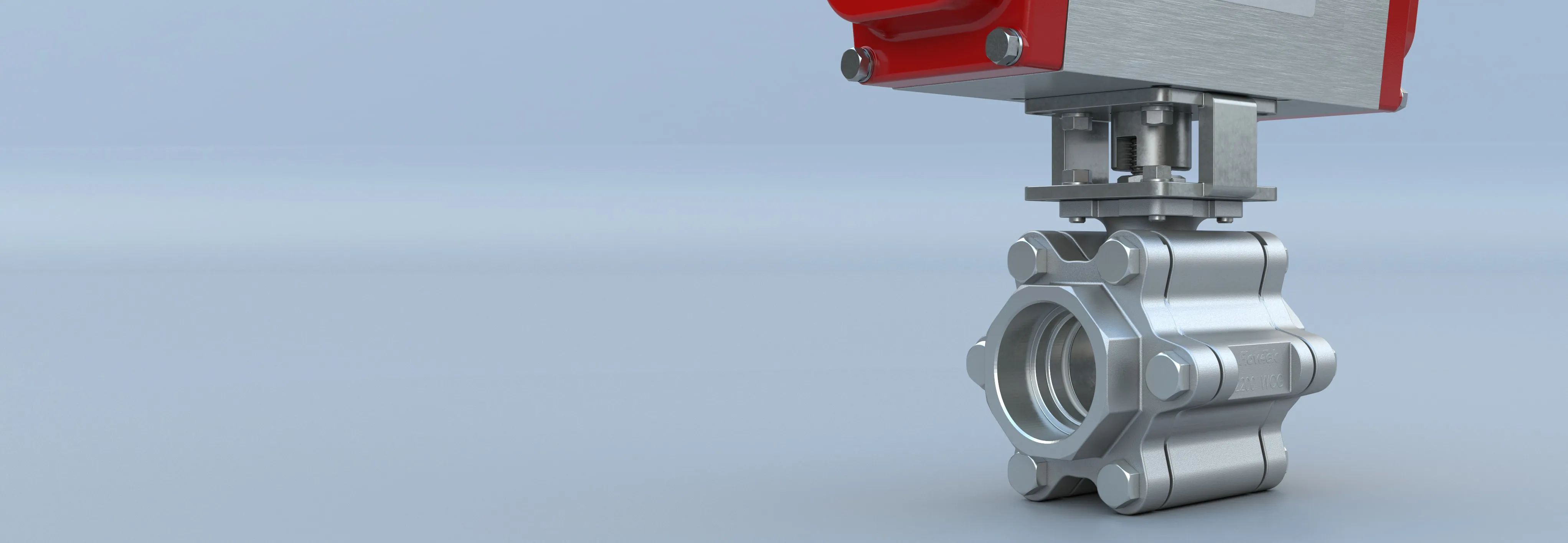 Ball Valve 3Piece FlowTek Triad Series Bray